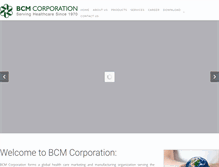 Tablet Screenshot of bcmcorporation.com